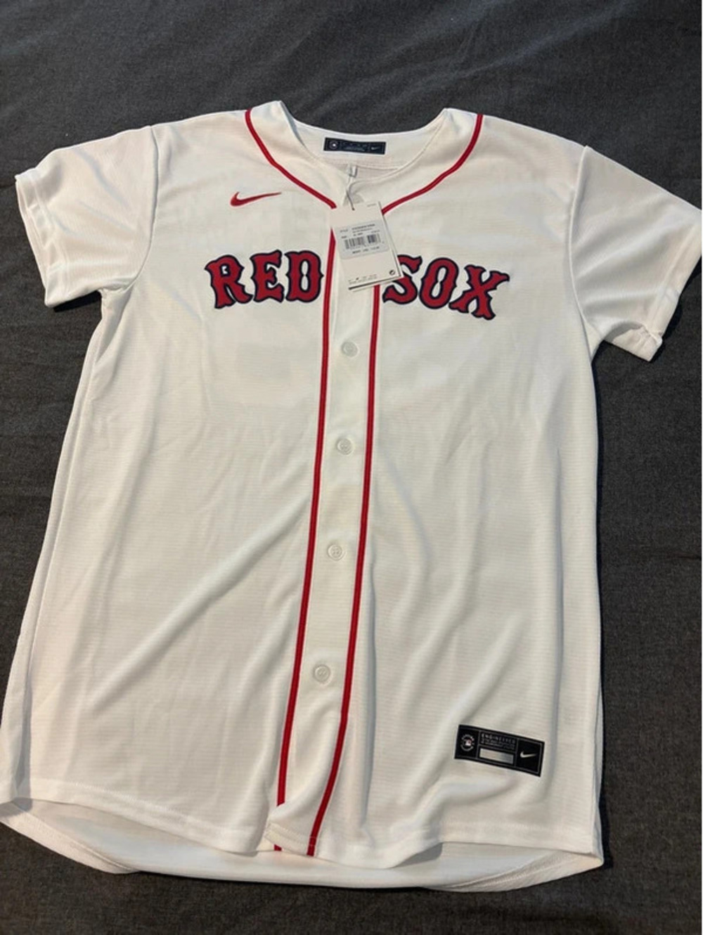 Marcelo Mayer #39 Men's Boston Red Sox White Home Custom Jersey Size youth XL